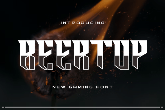 Beertop: A Futuristic Slab Serif Font for Modern Branding Projects