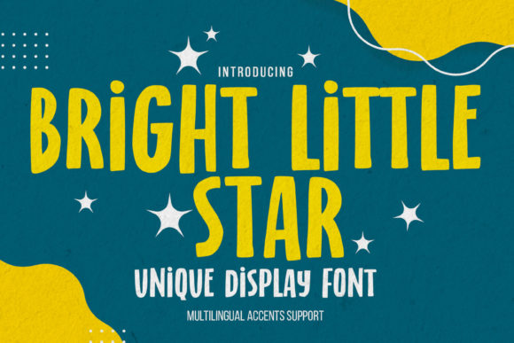 Bright Little Star: A Display Font That Brings Editorial Warmth
