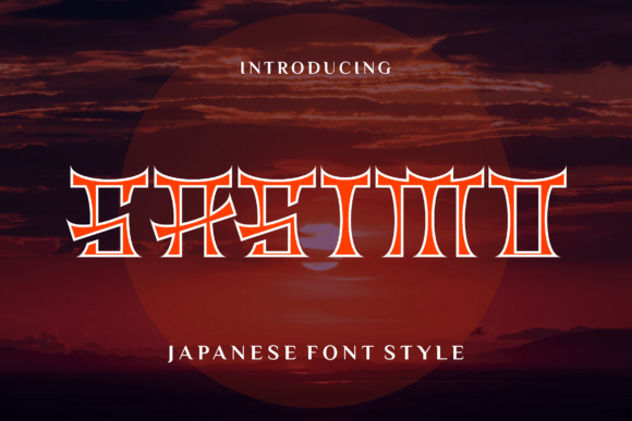 Bring Elegant Asian-Inspired Charm to Your Crafts with Sasimo Font