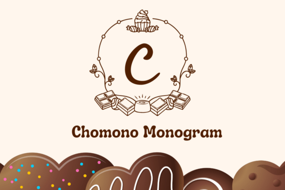 Chomono Monogram: A Sweetly Sophisticated Display Font for Digital Branding