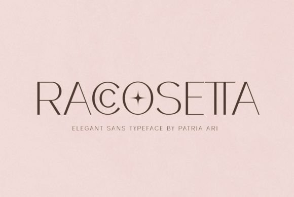 Craft Professional Products with the Raccosetta Typeface