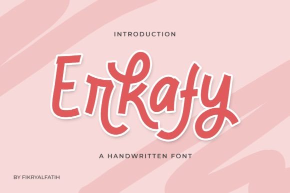 Erkafy: A Handwritten Typeface That Brings Charm to Every Product You Make
