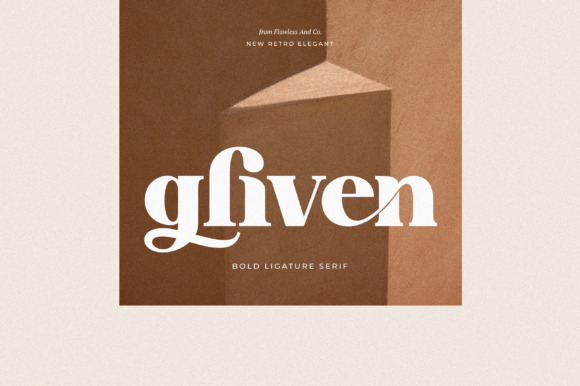 Gliven Review: A Modern Serif Font for Bold Branding