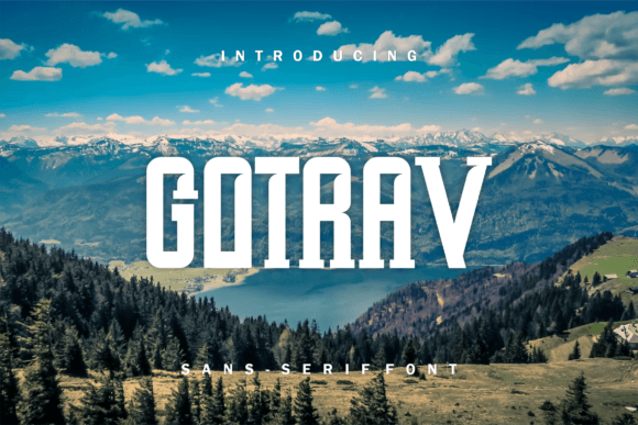 Gotrav Brings Bold Serif Warmth to Branding Projects