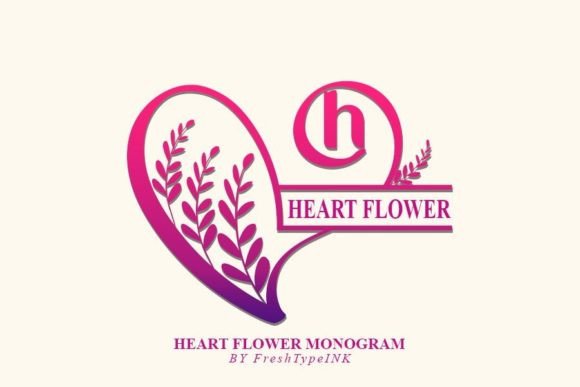 Heart Flower Monogram Font Review: A Designer’s Perspective