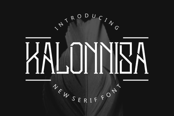 Kalonnisa: A Modern Serif Font for Confident Brand Content