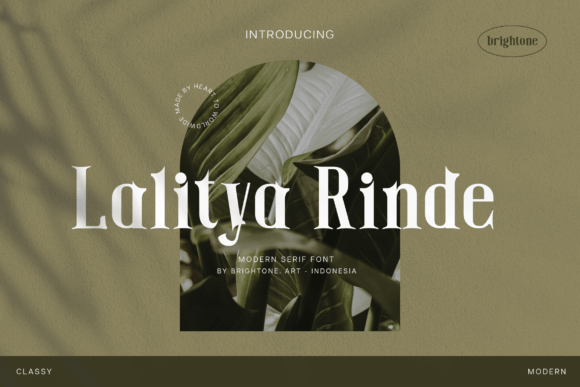 Lalitya Rinde: A Refined Serif Typeface for Editorial Design