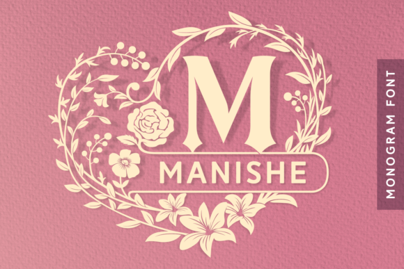 Manishe: A Decorative Font for Digital Design