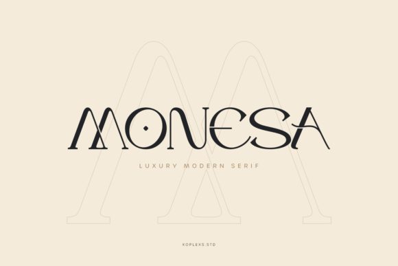 Monesa: A Versatile Serif Font for Handmade Makers