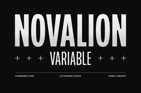 Novalion: A Condensed Sans Serif That Brings Clarity to Digital Design
