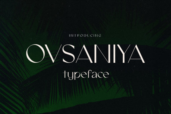 Ovsaniya: A Timeless Sans Serif Font for Handmade Products