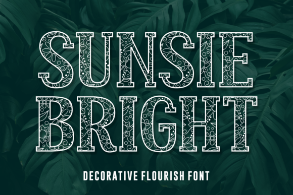 Sunnie Bright: A Decorative Font That Lifts Your Brand Look