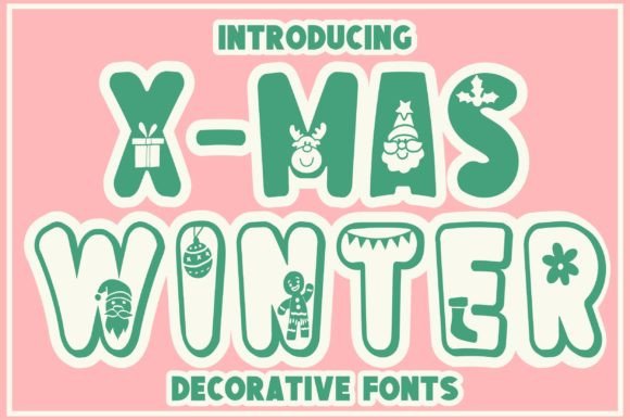Xmas Winter Font: A Decorative Typeface for Editorial Projects
